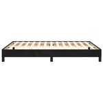 vidaXL Cadre de lit sans matelas noir 140x200 cm velours