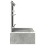 vidaXL Table de Toilette Gris 100 x 40 x 70 cm Bois d'ingénierie