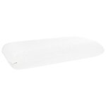 vidaXL Coussin de sommeil Uni Blanc 60 x 40 x 13 cm