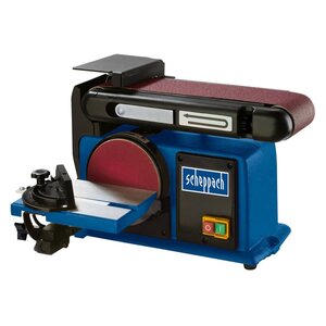 Scheppach ponceuse à disque et à bande bts800 370 w 4903302901