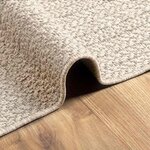 vidaXL Tapis ZIZUR crème 80x250 cm aspect de jute intérieur extérieur