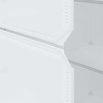 vidaXL Armoire modulaire 9 compartiments 109x36 5x143 cm blanc