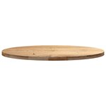 vidaXL Dessus de table 120x60x4 cm bois de chêne massif ovale