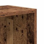 vidaXL Bibliothèque vieux bois 31x24x52 cm bois d'ingénierie