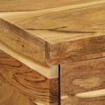 VidaXL Meuble TV mural 100x30x19 cm bois massif d'acacia