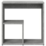 vidaXL Tables d'appoint 2 Pièces gris béton 50x30x50 cm bois d'ingénierie