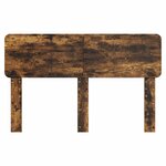 vidaXL Tête de lit Chêne fumé 140 cm Bois d'ingénierie