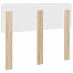 vidaXL Tête de lit Chêne Sonoma 135 cm Bois d'ingénierie