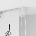 vidaXL Store enrouleur de douche 80x240 cm largeur du tissu 76 cm