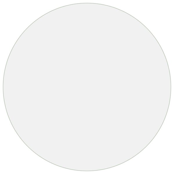 vidaXL Protecteur de table mat Ø 80 cm 2 mm PVC