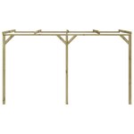 vidaXL Pergola à appentis 2 x 4 x 2 2 m Bois
