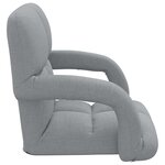 vidaXL Chaise de sol réglable avec accoudoir