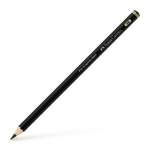FABER-CASTELL Crayon graphite PITT GRAPHITE Matt  dureté 8B