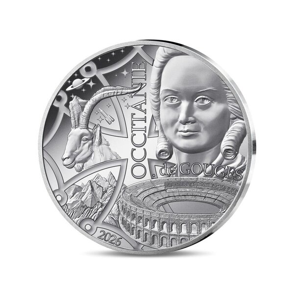 Collection des régions - Occitanie  Monnaie de 5€ Argent BE