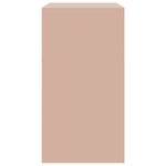 vidaXL Buffet rose 67x39x73 cm acier