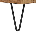 vidaXL Meuble TV Bois Ancien 103 5 x 30 x 50 cm Bois d'ingénierie