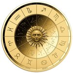 Pièce de monnaie en Or 3000 Francs g 0.031 (1/1000 oz) Millésime Zodiac Signs SAGITTARIUS 1/1000