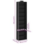 vidaXL Étagères suspendues de rangement 2 Pièces 10 niveaux Tissu