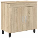 vidaXL Unité de vanité de salle de bain Chêne Sonoma 60 x 35 x 60 cm