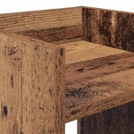 vidaXL Support de Plante Bois ancien 30 x 30 x 100 cm