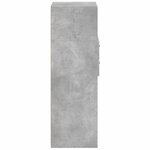 vidaXL Buffet haut gris béton 30x42 5x124 cm bois d'ingénierie