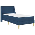 vidaXL Cadre de lit avec matelas avec tête de lit Polyester