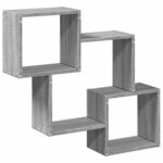vidaXL Armoire murale 78x18x71 cm sonoma gris bois d'ingénierie