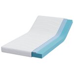 vidaXL Matelas Blanc 120 x 200 cm Tissu jacquard