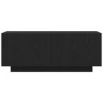 vidaXL Table de chevet Chêne noir cm Bois d'ingénierie