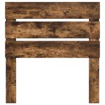 vidaXL Tête de lit Chêne fumé 75 cm Bois d'ingénierie
