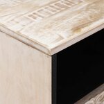 vidaXL Armoire de lit Blanc 50 x 33 x 60 cm Bois de mangue massif