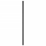 vidaXL Tête de lit métal noir 200 cm