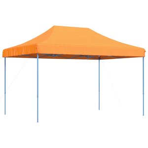 vidaXL Tente de fête 279 x 410 x 315 cm Orange Tissu Oxford