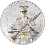 Monnaie UNKNOWN SOLDIER by Miles Standish 2 Oz Argent 10$ Cook Islands 2022
