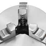 vidaXL Mandrin de tour auto-centrant à 3 mâchoires 80 mm Acier