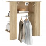vidaXL Armoire de couloir Chêne sonoma 97 5x37x99 cm Bois d'ingénierie
