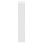 vidaXL Étagère cube murale 12 compartiments blanc bois d'ingénierie