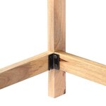 Bureau table meuble travail informatique 120 cm bois de manguier massif 0502095