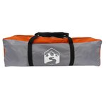vidaXL Tente de camping avec porche 4 personnes orange imperméable