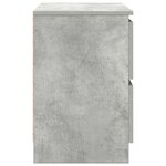 vidaXL Meuble TV gris béton 60x35x54 cm bois d'ingénierie
