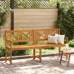 vidaXL Banc de jardin 180x56x90 cm en bois massif d'acacia