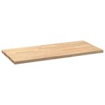 vidaXL Plan de travail de cuisine bois de chêne massif rectangulaire