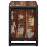 vidaXL Meuble TV 80x30x40 cm bois de récupération massif