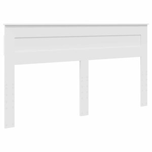 vidaXL Tête de lit Blanc 200 cm Bois d'ingénierie