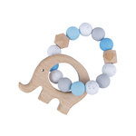 Kit: Anneau Eléphant  bleu clair  17 pièces  Boite