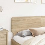 vidaXL Tête de lit Chêne Sonoma 200 cm Bois d'ingénierie