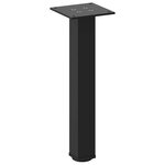 vidaXL Pieds de table basse 4 pièces Noir 30-32 cm Acier