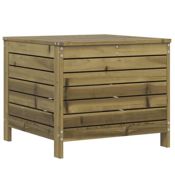 vidaXL Repose-pied de jardin 62x63 5x53 5 cm bois de pin imprégné