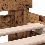 vidaXL Cadre de lit Bois ancien 203 x 185 x 70 cm Bois d'ingénierie