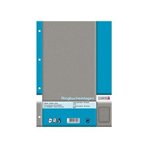Feuillets mobiles 'pro terra',pour classeur,A5,ligné, 6 trous, 50 F LANDRÉ